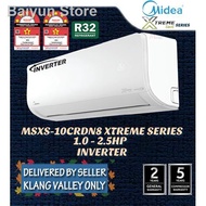 ☎♣✈FREE DELIVERY (KLANG VALLEY ONLY) Midea Inverter Air Cond/Air conditioner MSXS 1hp 1.5hp 2hp 2.5hp