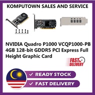 NVIDIA Quadro P1000 VCQP1000-PB 4GB 128-bit GDDR5 PCI Express Full Height Graphic Card