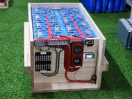 แบตลิเธียม 48v 200ah ครบชุดพร้อมใช้ 3.2v 16s ครบชุด BMS DALY 100A แบตเตอรี่ LiFePo4 ใส่ Active Balan