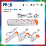 Extension Wayar / Extension plug socket PEAK / WOSS Sirim 2way 3way 4way 5way Trailing socket 2 Mete