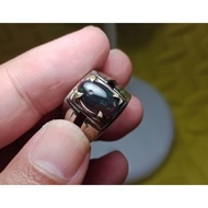 [READY STOCK] BATU ALAM KALIMAYA BANTEN TEH KRISTAL JARONG TANPA SENTER 12.2MM X 7MM RING 8