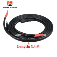 6H0-82105-12 Battery Cable for yamaha outboare motor Outboard Engine Cable length: 3.4m 6H0-82105 bo