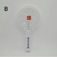 全新行貨勁大風限量版Carousell 2合1 USB充電4寸手提風扇+電筒 白色