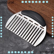 YNATURAL Potato Slicer, with Handle Heavy Duty Potato Cutter, Cutting Wavy Stainless Steel Vegetable