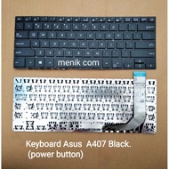 ASUS A407, A407M, A407U, A407MA, A407UB KEYBOARD (Integrated Power Button)