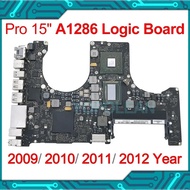 Original A1286 Motherboard For MacBook Pro 15" a1286 Logic Board 2008 2009 2010 2011 2012 Years