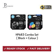 Original HP 683 Black | Tri-Color Ink Cartridge *READY STOCK* office