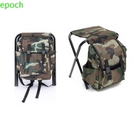 EPOCH Mountaineering Backpack Chair, Sturdy High Load-bearing Mountaineering Bag Chair, Leisure Large Capacity Wear-resistant Foldable Foldable Fishing Stool Hiking
