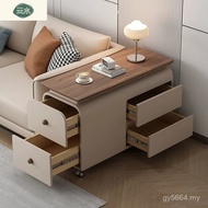 Storage Storage Cabinet Movable Sofa Small Side Table Side Table Antique Side Cabinet High-End Light