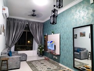 Pangsapuri  m² dengan 1 bilik tidur dan 1 bilik mandi peribadi di Kempas (Netflix/Wi-fi, Cozy Homest