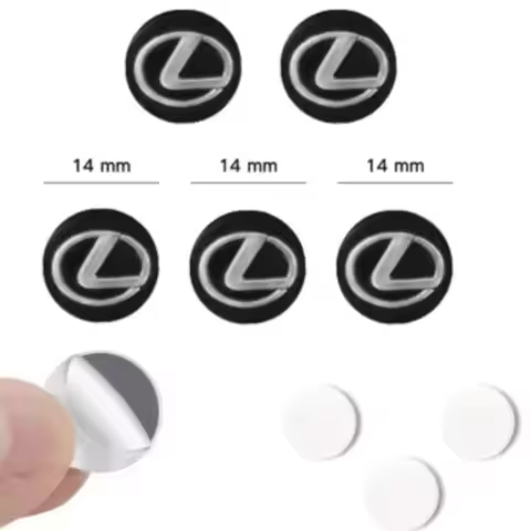 Car Remote Key Sticker Aluminum Emblem Decoration Decal For Lexus Fsport GX470 RX330 IS250 LX570 LX6