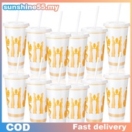 Sun 12 PCS Greek Mythology Cups 24oz Ancient Greek Tumblers With Lids Straws | 24oz Toga Plastic Cup