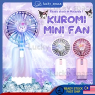 Kuromi Mini Fan Portable USB Kids Cinnamoroll Melody Mini Fan Rechargeable Handheld Fan
