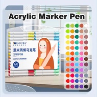 ENMY Acrylic Paint Marker Pen Waterproof Marker Pen Colour Kids Drawing Acrylic Marker Pen Art Set K