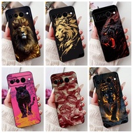 Casing For Google Pixel 7 Pro GP4BC GE2AE / Pixel 7 GVU6C GQML3 Phone Case Cool Tiger Lion Leopard S
