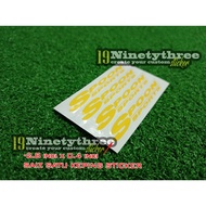 spoon sticker rim spoon /rim  replacement sticker spoon