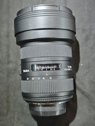 sigma 12-24 II 適馬 DG HSM 12mm 24mm 12 24 for NIKON 尼康 F 95%new 冇盒冇單冇證 功能正常 鏡片冇花