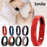 SMILE Negative Ions Wristband Comfortable Silicone Adjustable Red Up Far Infrared Bracelet