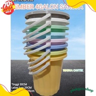 Sakura 4-Gallon Bucket - 4 Gallon Bucket 14 Liter Water Mb Official