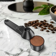 LINDW99NX Protein Powder Spoon, Sliding No Spill Coffee Scoop,  Reusable Spoon Funnel Kitchen Gadget