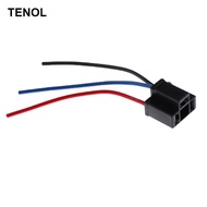 [TENOL] Universal Car H4 Headlight Female Socket 3 Wire Wiring Harness Connector