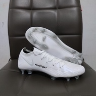 Sepatu bola Nike phantom GT Elite full white FG soccer