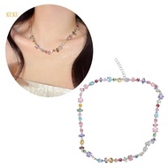 【KUKU*】 Goth Love Clavicle Chain Bracelet Women Girl Wedding Jewelry Party Birthday