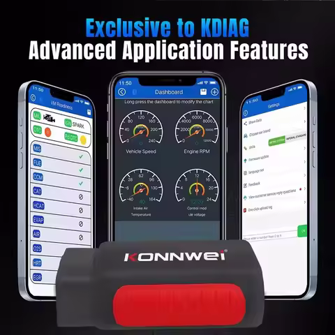 2026 KONNWEI KDIAG Full System Auto Scanner Reset SAS EPB Service ECU Programmer OBD OBD2 Car Diagno