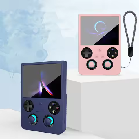 Cover for ANBERNIC RG 477V Fully Wrap Silicon Soft Protective Shockproof Cover with Support for ANBE