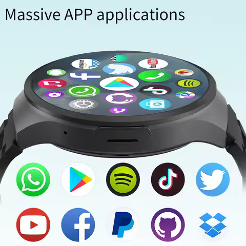 VP50 Smart Watch SIM Insert Model 1.75 inch AMOLED HD Spherical Screen 128G Memory Video Chat Global