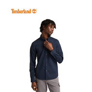 Timberland Men's Saco River Washed-Poplin Shirt Dark Sapphire