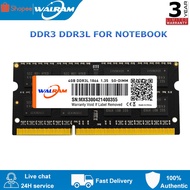 Walram DDR3 DDR3L 4G 1866Mhz 1600Mhz 1333Mhz Notebook RAM SODIMM Memory for Laptop (8GB)