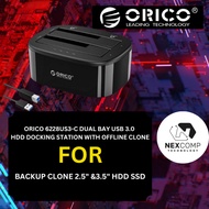 ORICO 6228US3-C DUAL BAY USB 3.0 HDD DOCKING STATION WITH OFFLINE CLONE