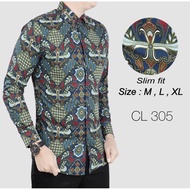 KEMEJA Slimfit Batik Shirt CL 305