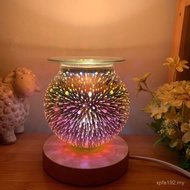 3D Night Light Glass Aromatherapy Light New Style Candle Light Aromatherapy Aromatherapy Light 3D La
