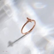 (Pre order) NAGA Ring - Pink Gold