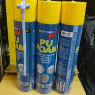 PU FOAM 750ML SPRAY PUFF DINO FOAM BUSA POLYURETHANE (HARGA PROMO) LE - MATERIALBYMESHOP