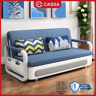 Cassa CRV Premium Multifunction Modern Designed Fabric Foldable Sofa Bed with Pullable Single / Quee