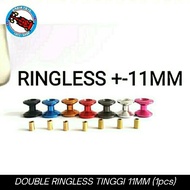 REP TAMIYA ROLLER DRAGON DOUBLE RINGLESS 13-12MM NON BEARING 15398 EMPTY