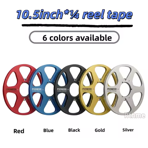 pioneer 10.5inch X 1/4 Aluminum pioneer Empty Tape Reels For Reel-to-Reel Tape Recorders Take Up Ree