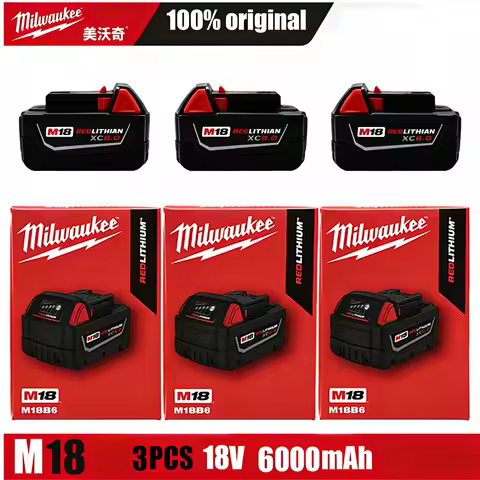Milwaukee M12B6 12V 5.0/6.0Ah REDLITHIUM™ Battery – Built for Cold, Durable & Long-Lasting Power on 
