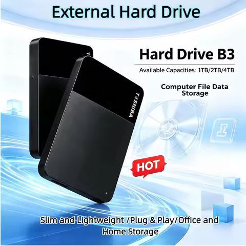 For Toshiba B3 High Speed External Hard Drive 1TB 2TB High-capacity SSD Portable Hard Drive USB3.1 E