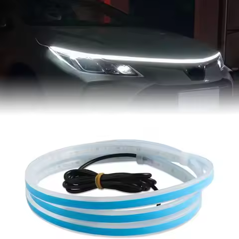 Car Hood Led Strip Lights Car LED Lights Flexible LED Hood Light Strip Engine Hood Guide Decorative 