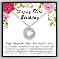 Birthday Gifts for Women, 30th 40th 50th 60th 70th 80th 90th Birthday Gifts for Women 925 Sterling S