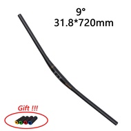 [eijia] ZOOM Bicycle Handlebar MTB Handle Horizontal 31.8mm 22.2mm Caliber Aluminum Alloy 6/9 degree