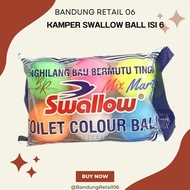 Kamper Swallow Isi 6 Kamper Pengharum Toilet Ball Swallow 6 Pcs