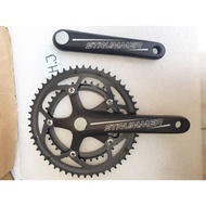 Crank Double Road Seli Strummer 53-39T Arm 170 Minion Folding Bike