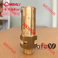 Italy Imported Kimberly KLUB GINO Semi-Automatic Coffee Machine Boiler Safety Pressure Relief Valve 