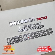 Hino 300 Dutro 130HD Turbo Intercooler Car body sticker
