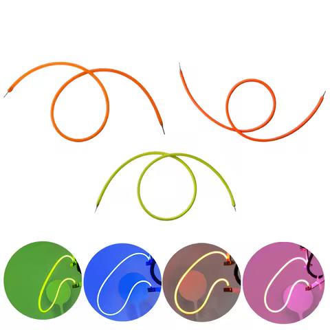 COB LED Flexible Filament DC3V 38mm 60mm 95mm 125mm 145mm 185mm Edison Bulb Accessories Diodes DIY C